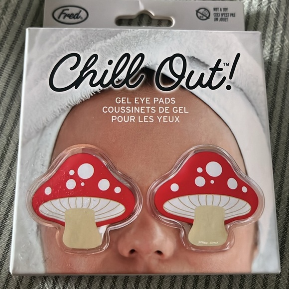 Mushroom Gel Cooling Eye Pads - Picture 2 of 3